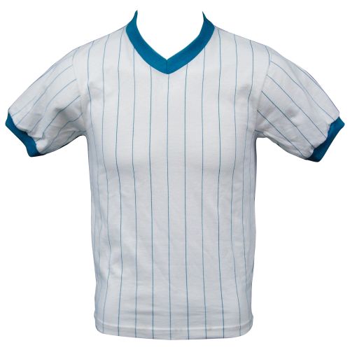 Pinstriped V-Neck Jersey Yth