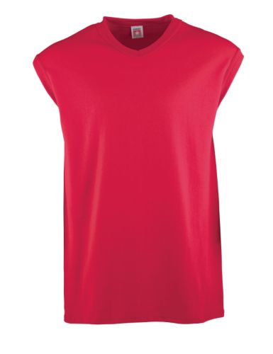 Bomark&reg; Poly-Cotton Sleeveless V-Neck