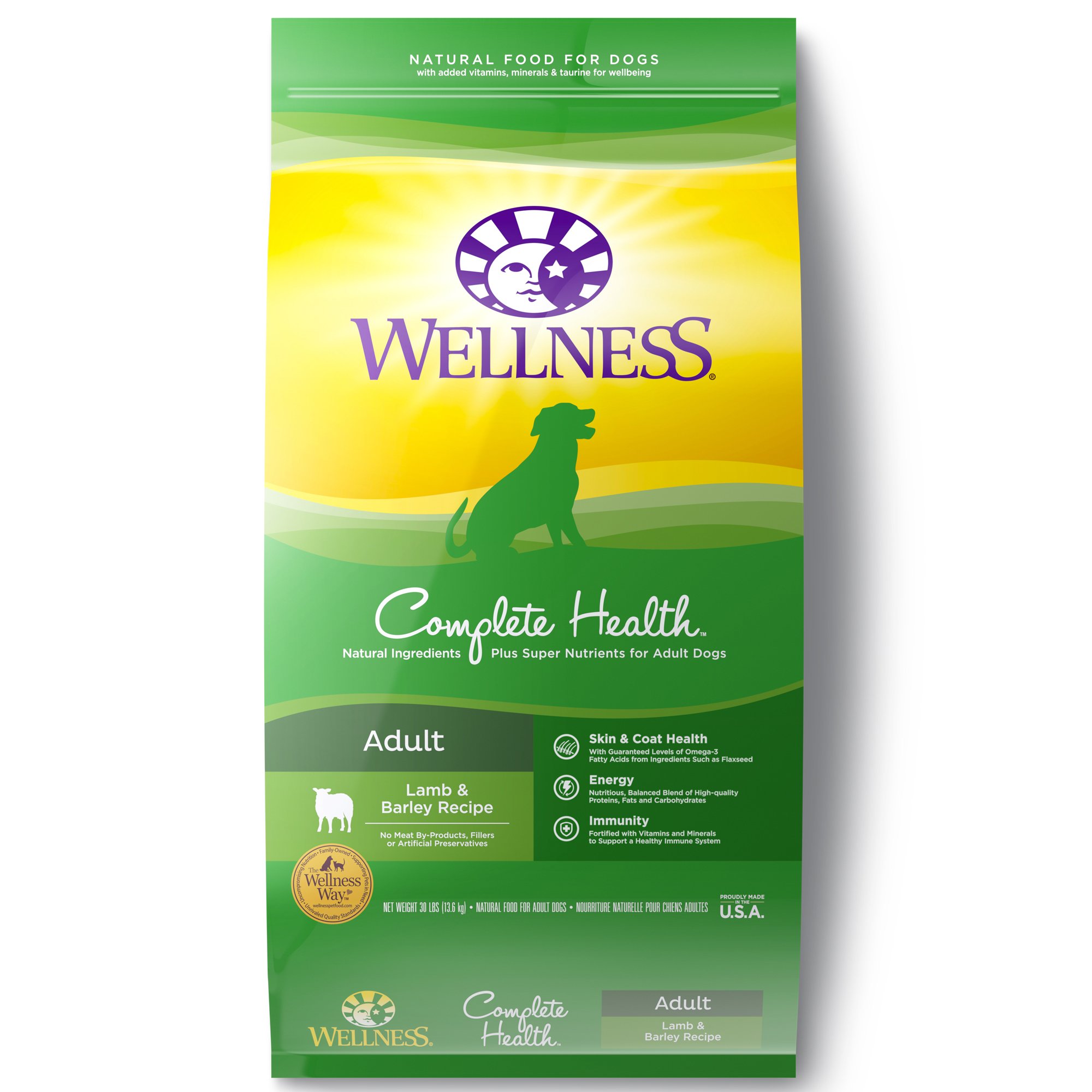 Wellness Complete Health Lamb & Barley Adult Dog Food | Petco Store