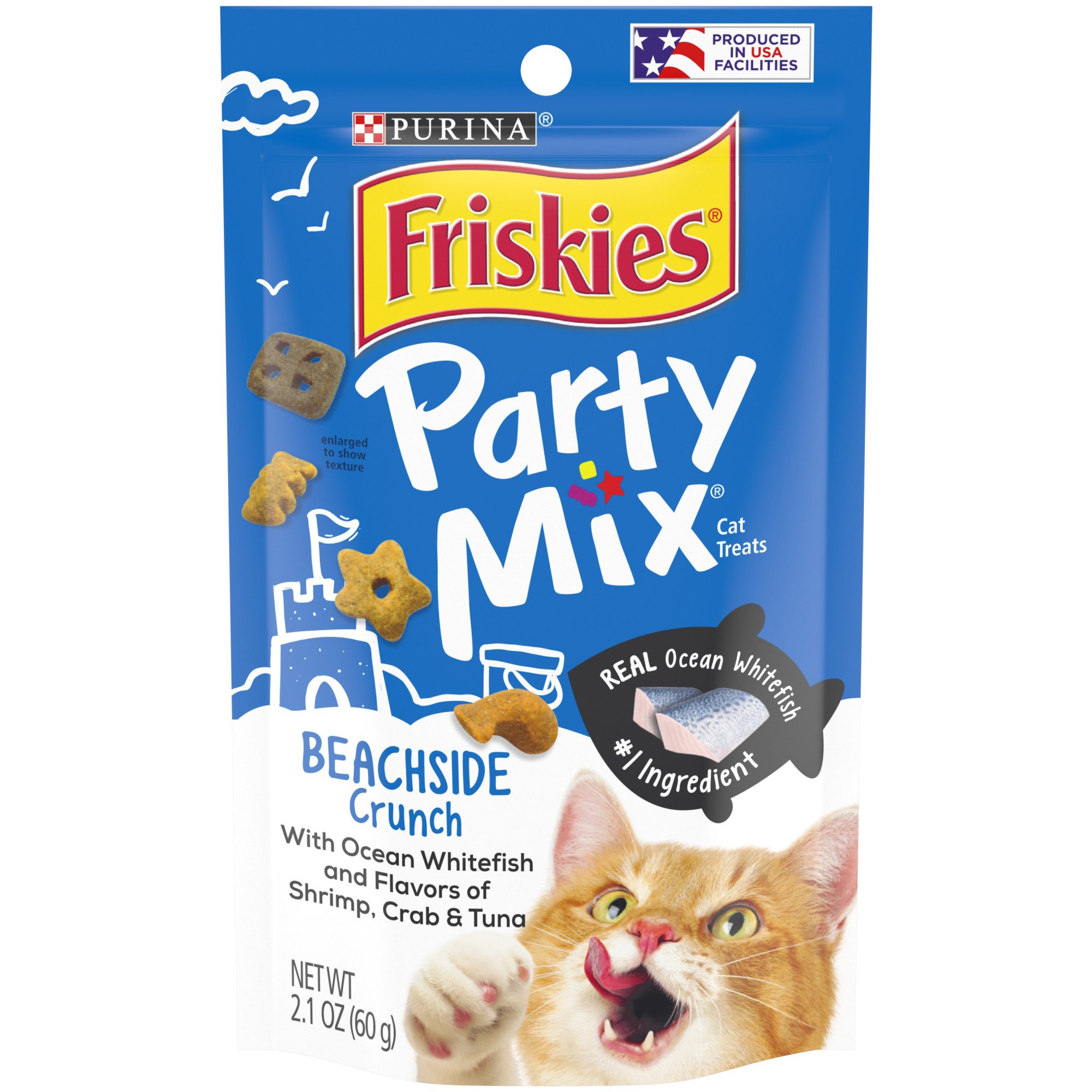 Friskies Beachside Crunch Party Mix Cat Treats Petco