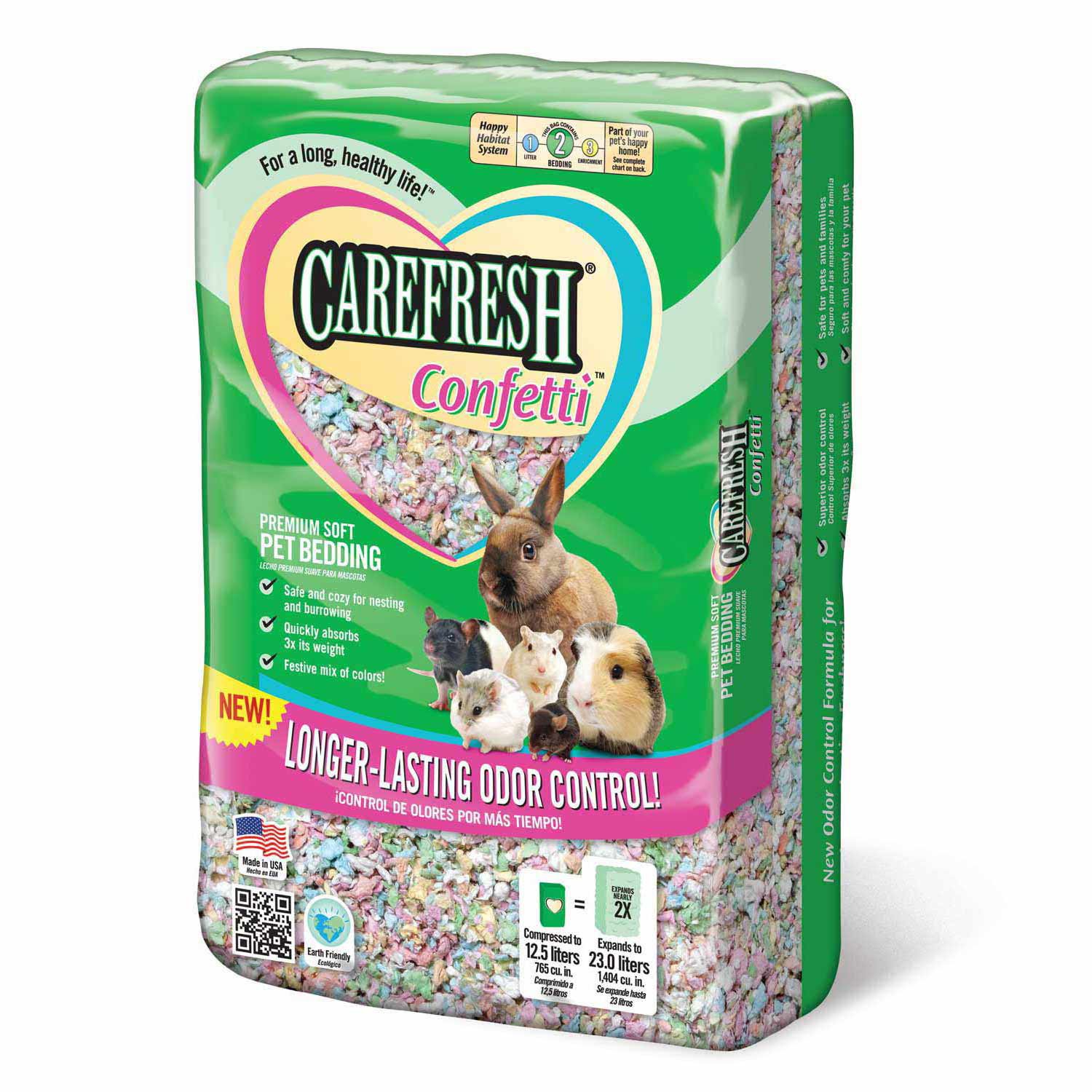 Carefresh Confetti Soft Pet Bedding, 23 liters Petco Store
