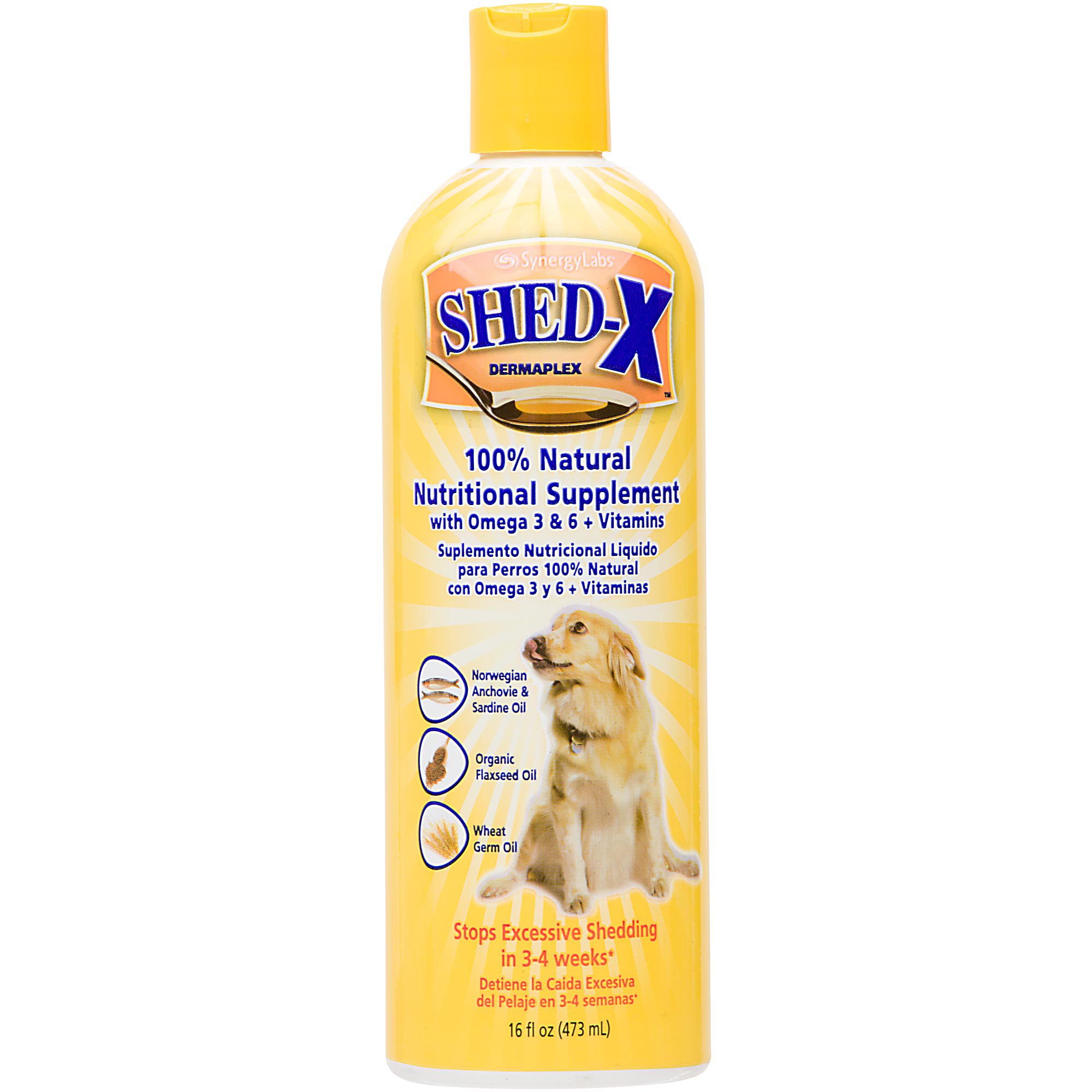 ShedX Dermaplex Liquid Supplement for Dogs Petco