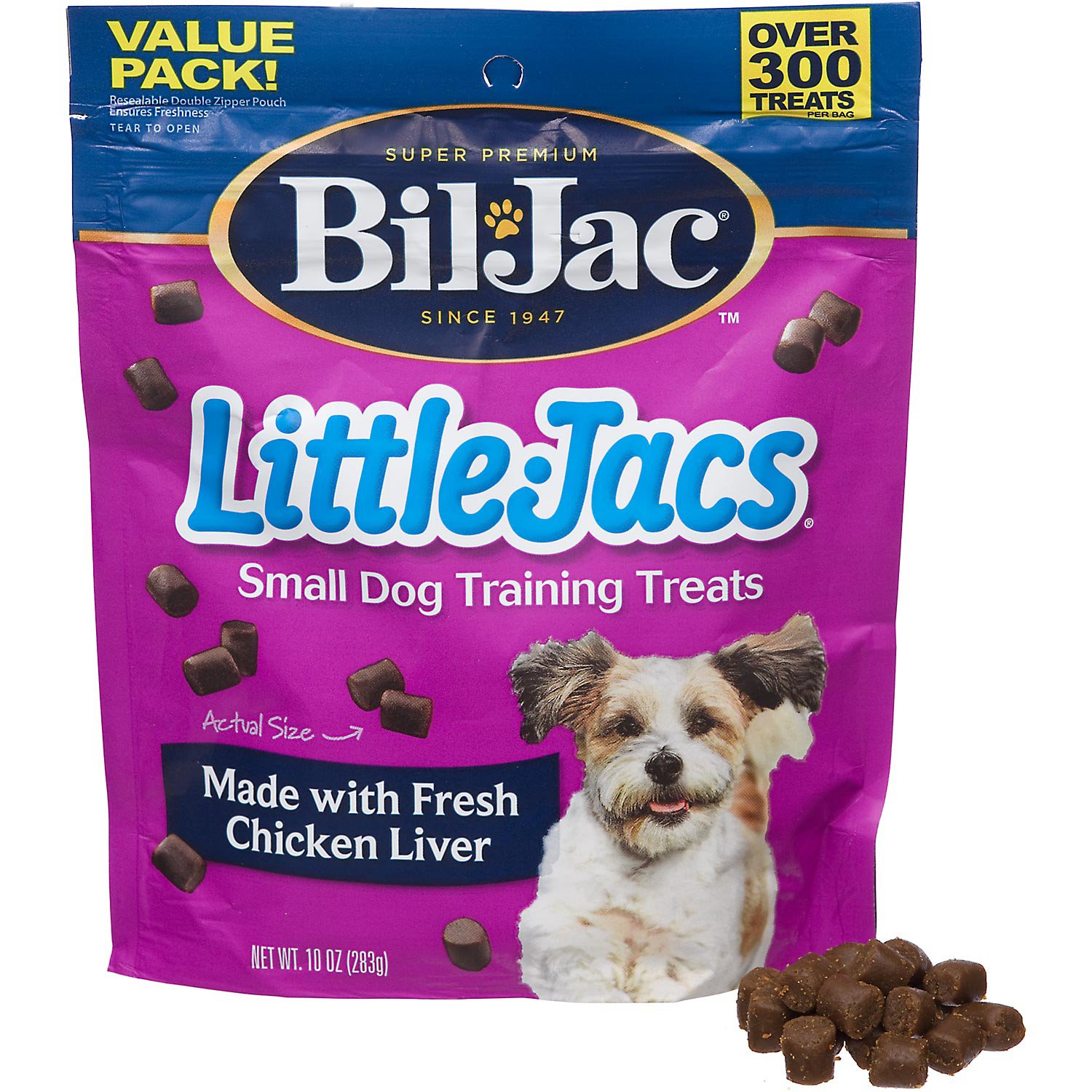 UPC 731794005109 - Bil-Jac Little Jacs Chicken Liver Dog Treats, 10 oz