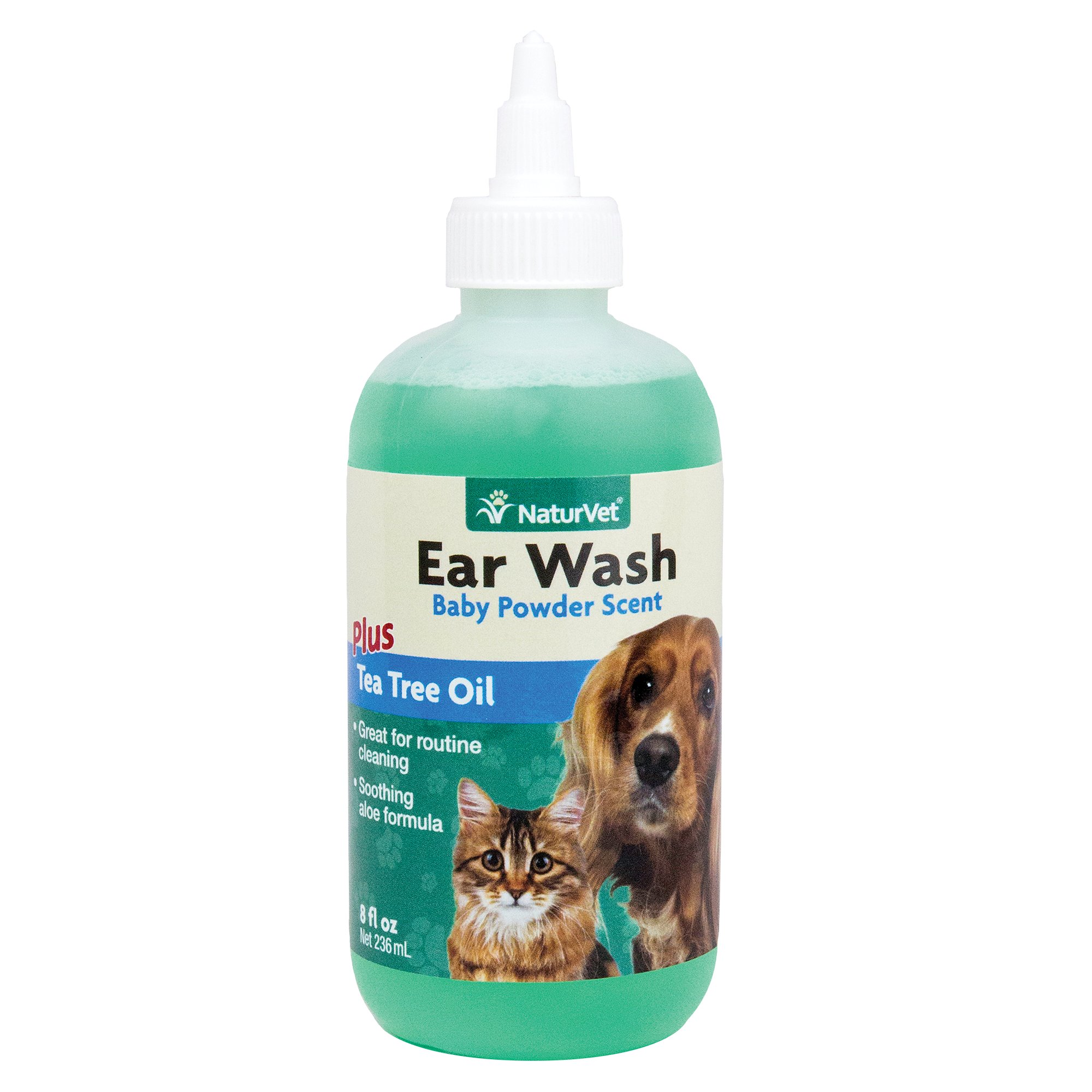 NaturVet Ear Wash with Tea Tree Oil for Pets | Petco