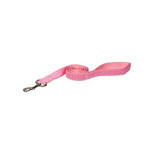 UPC 800443111642 product image for Petco Pink & White Dotted Dog Leash (6' Length; 5/8