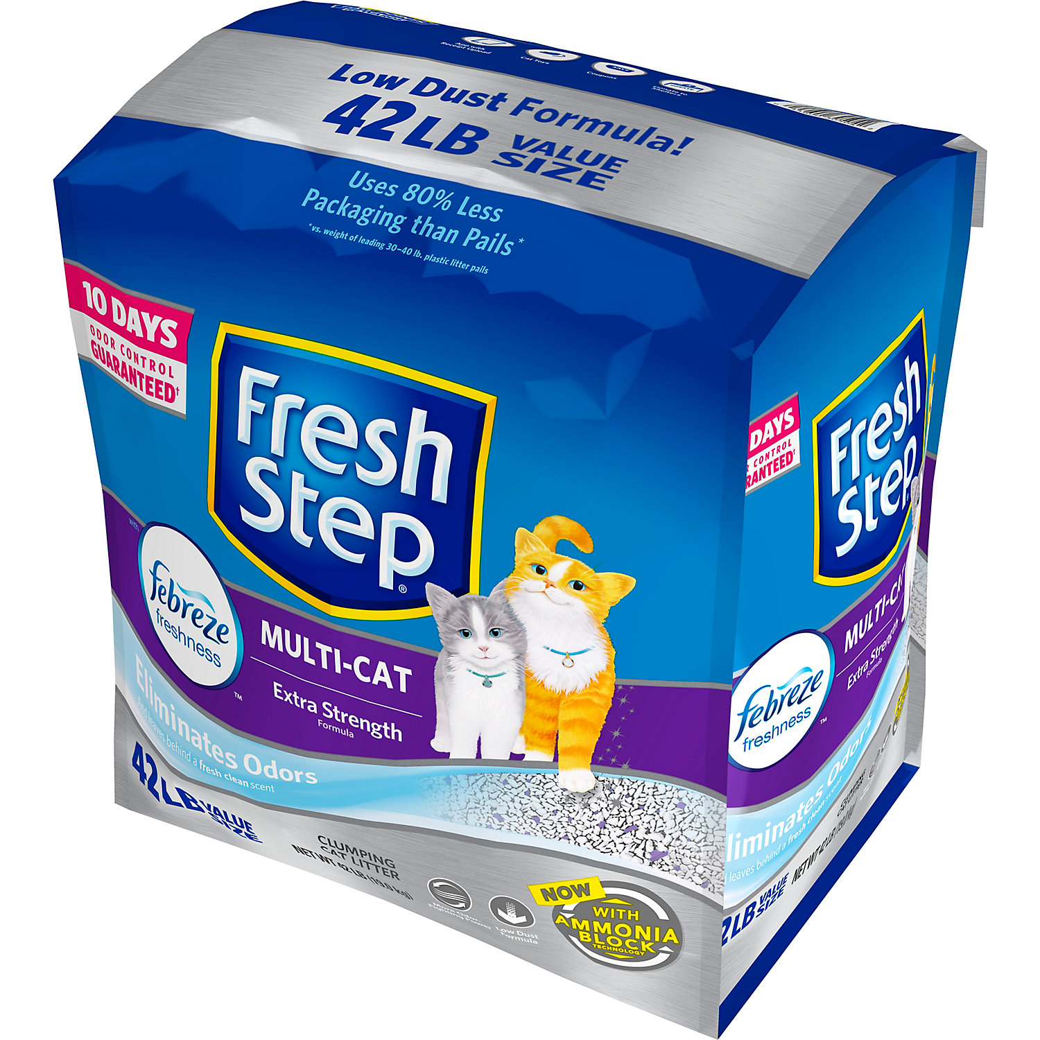 Fresh Step Extreme with Febreze Odor Control Scoopable Clumping Cat