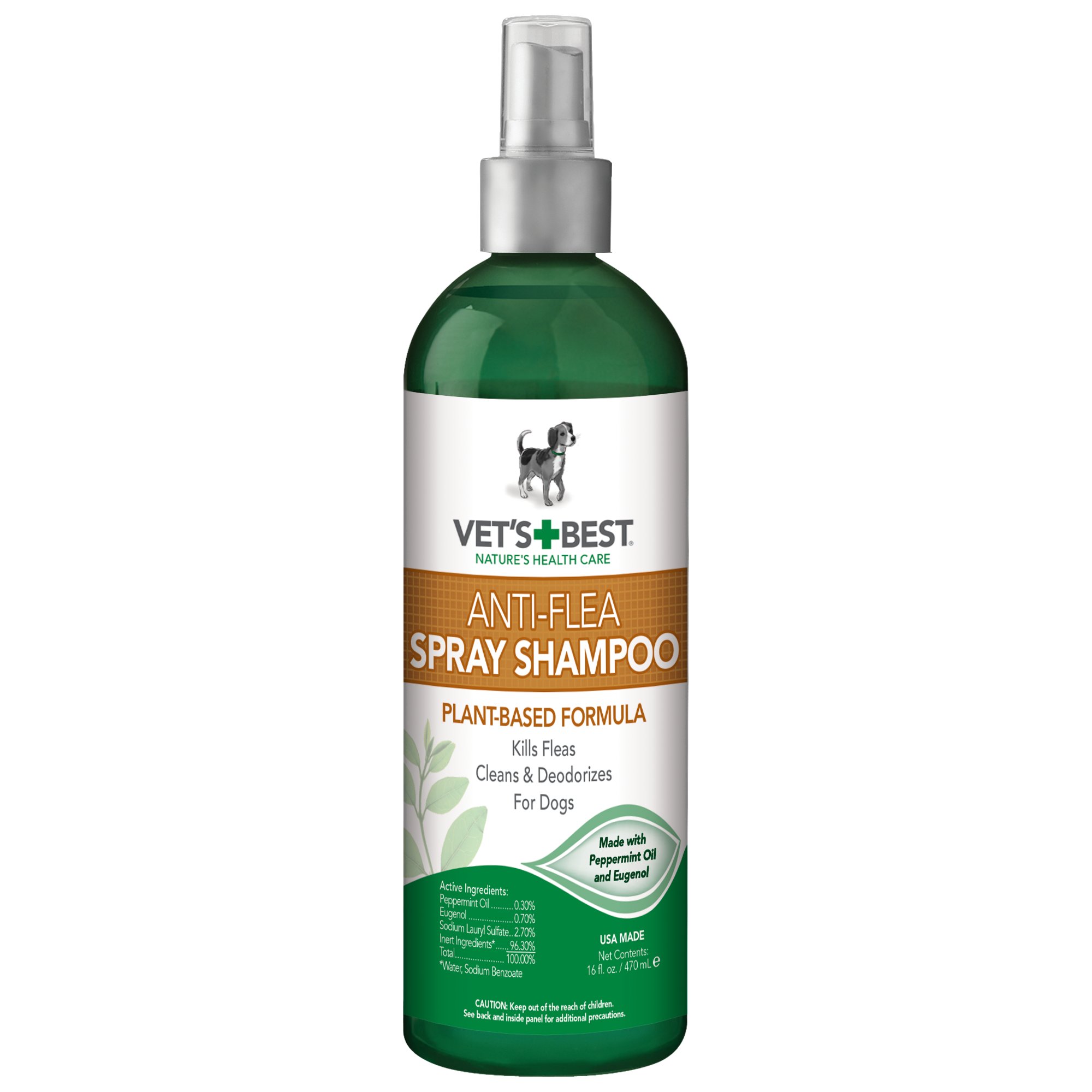 Vet's Best AntiFlea Easy Spray Flea Shampoo for Pets Petco