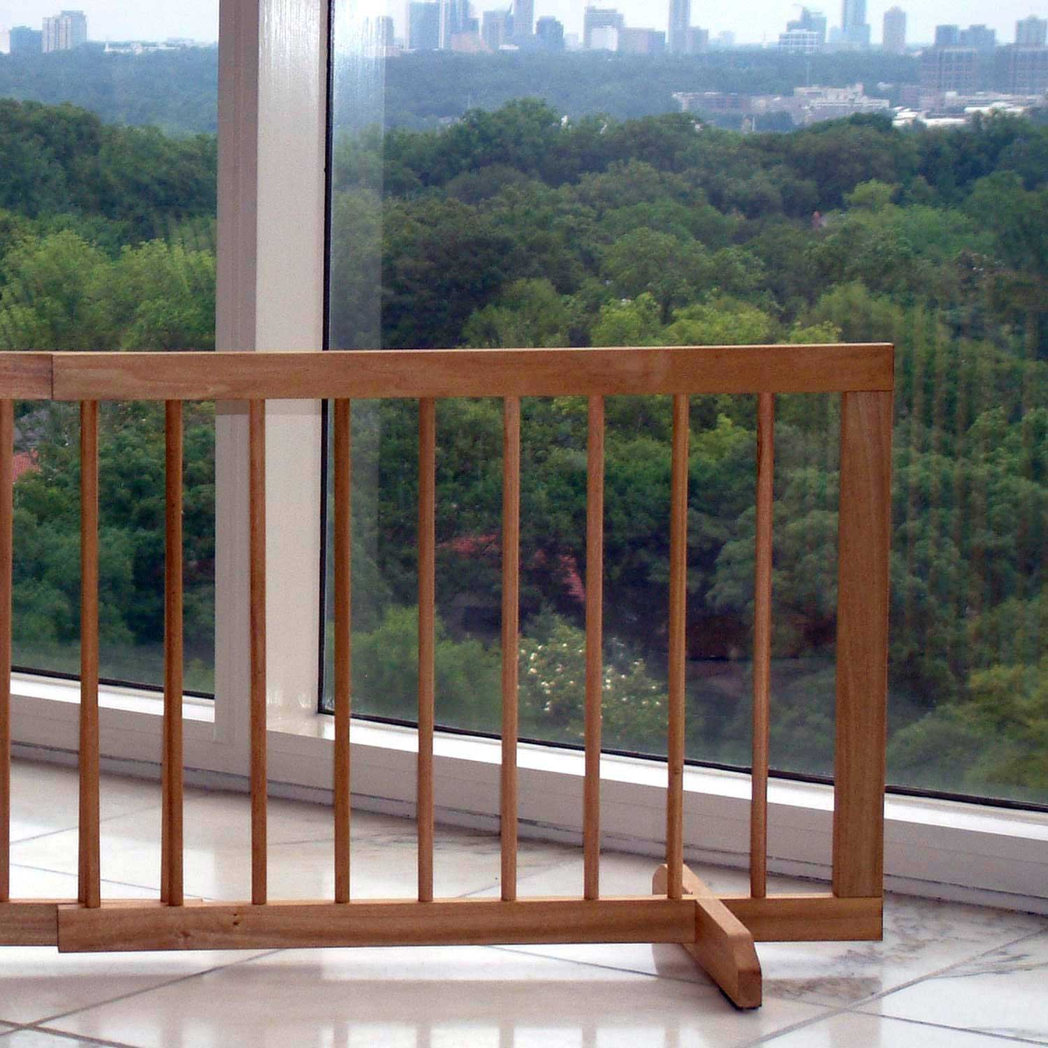 Cardinal Gates Medium Oak StepOver Pet Gate Extension Petco