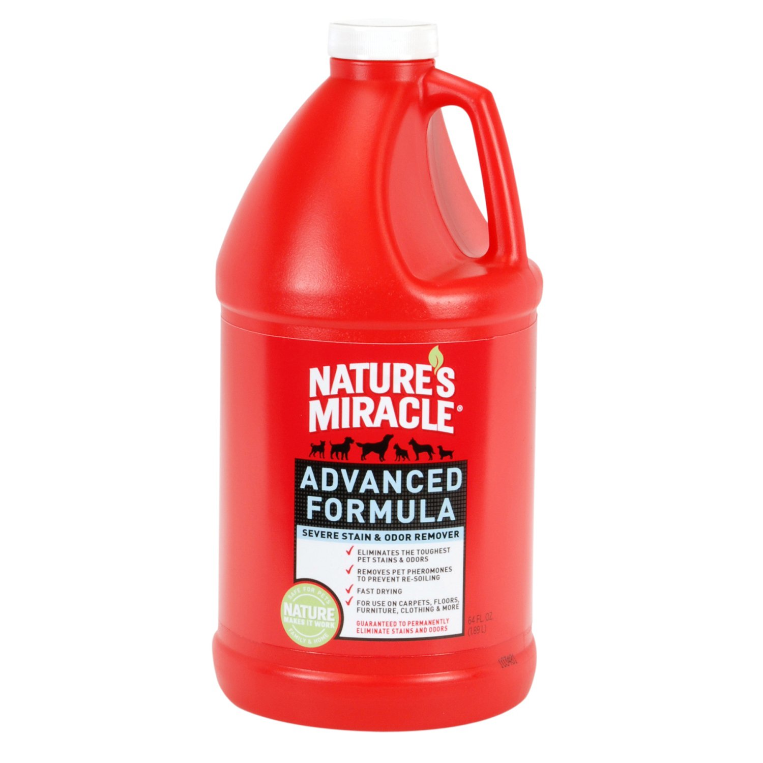 UPC 018065057563 product image for Nature's Miracle Advanced Stain & Odor Remover, 64 fl. Oz. () | upcitemdb.com