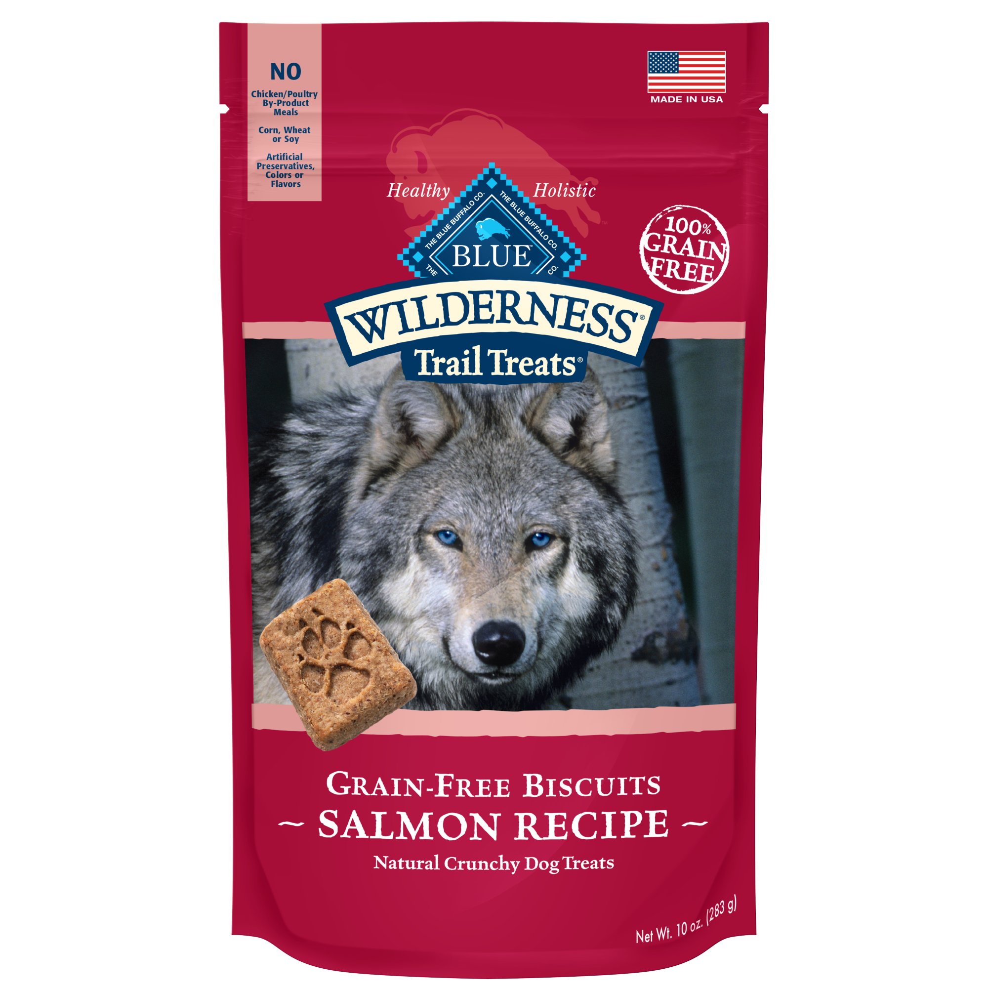 Blue Buffalo Wilderness Trail Treats GrainFree Salmon Dog Biscuits Petco