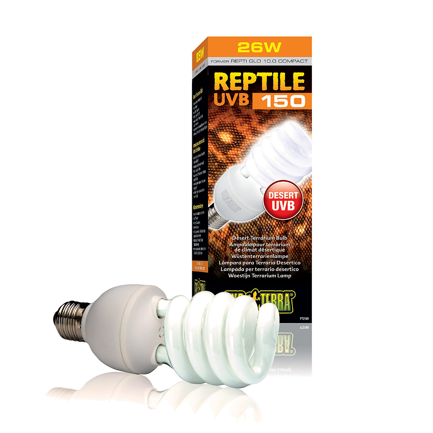 Exo-Terra Reptile UVB150 Bulb, 26 Watts