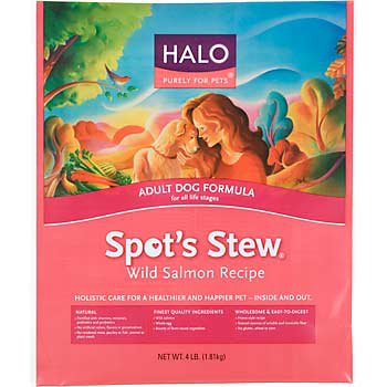 UPC 745158380115 product image for Halo Spot's Stew Salmon Recipe Dog Food (15 lbs.) | upcitemdb.com