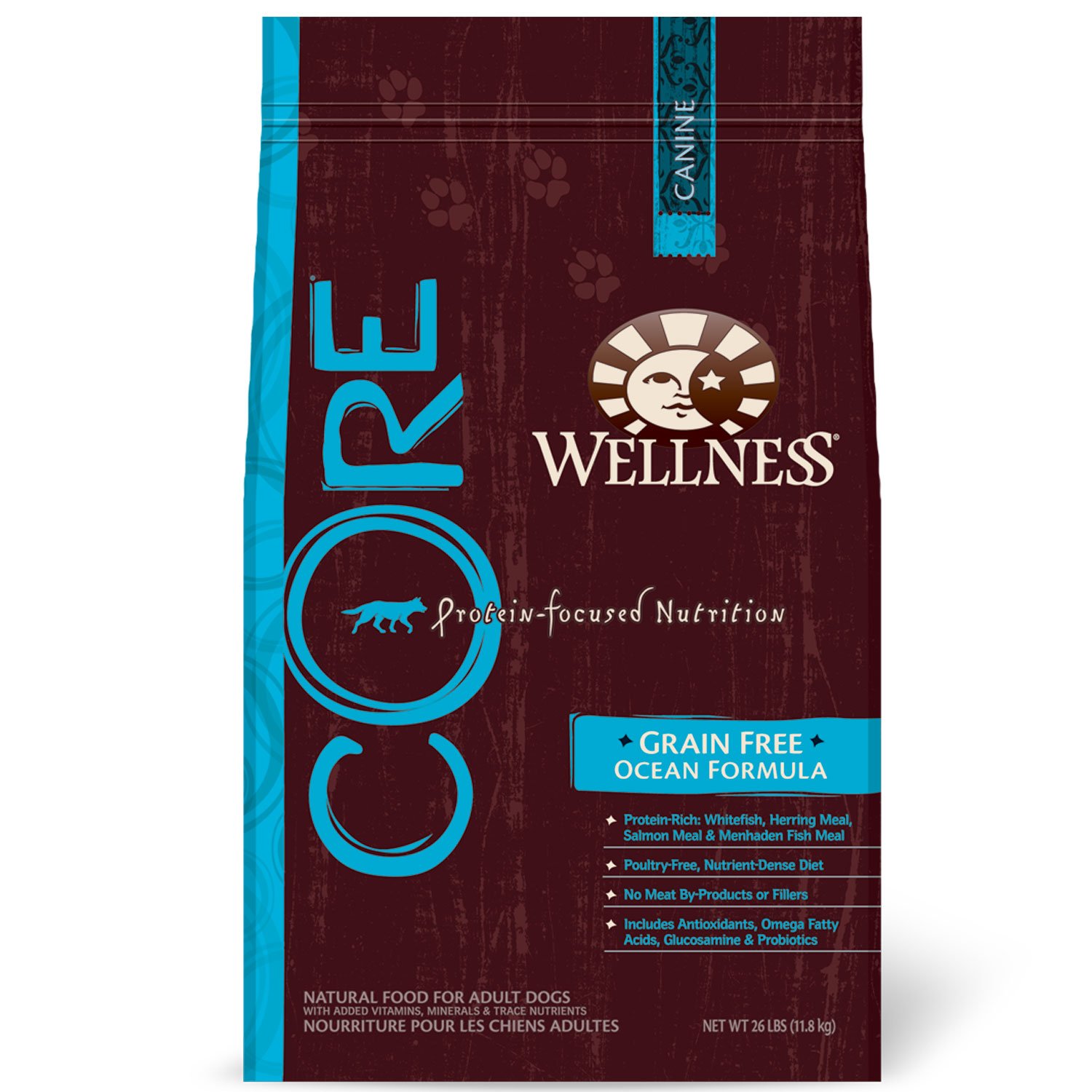 UPC 076344884149 product image for Wellness CORE Ocean Formula Adult Dog Food, 26 lbs. () | upcitemdb.com