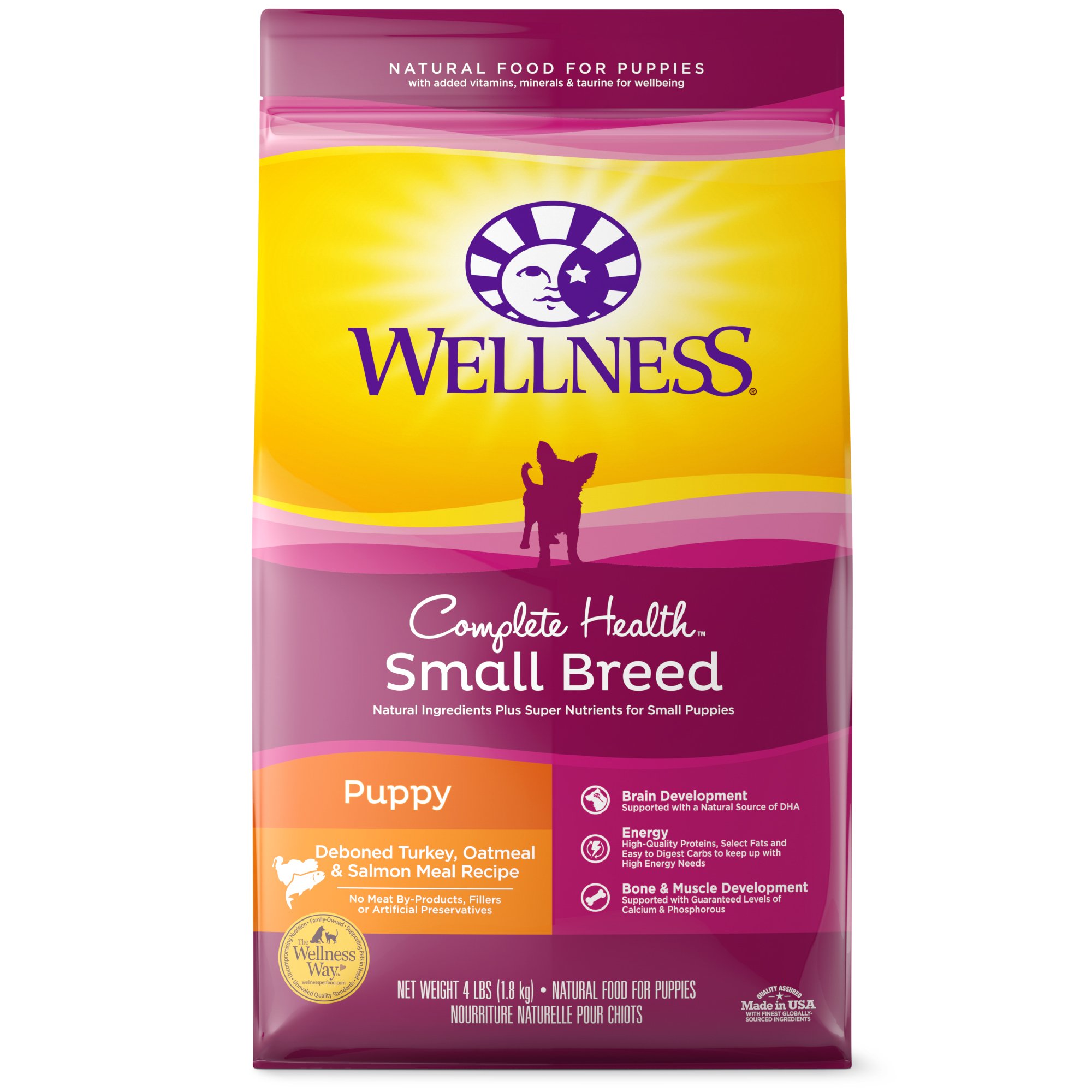 Wellness Small Breed Complete Health Turkey Oatmeal & Salmon Puppy Food