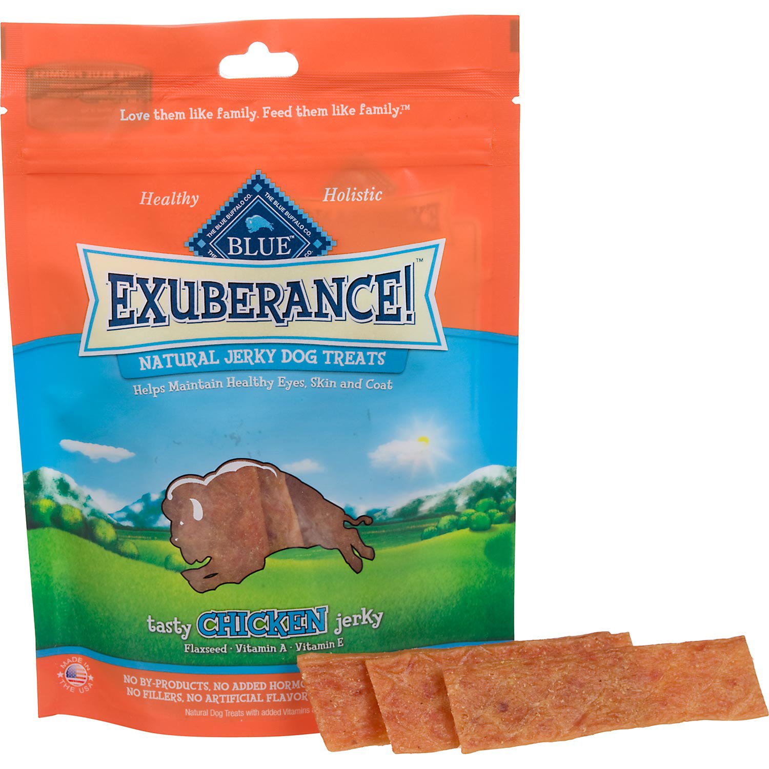 UPC 859610005345 Blue Buffalo Exuberance Natural Chicken Jerky Dog