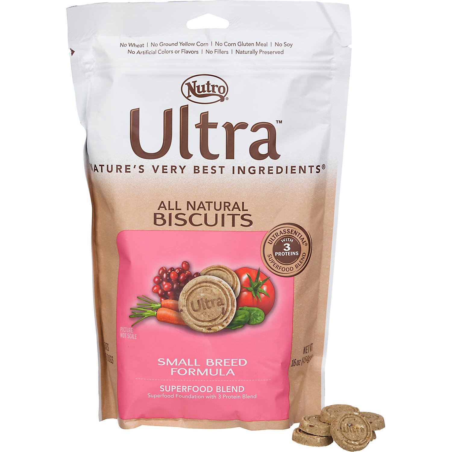 UPC 079105104135 product image for Nutro Ultra Small Breed Adult Dog Biscuits (16 oz.) | upcitemdb.com