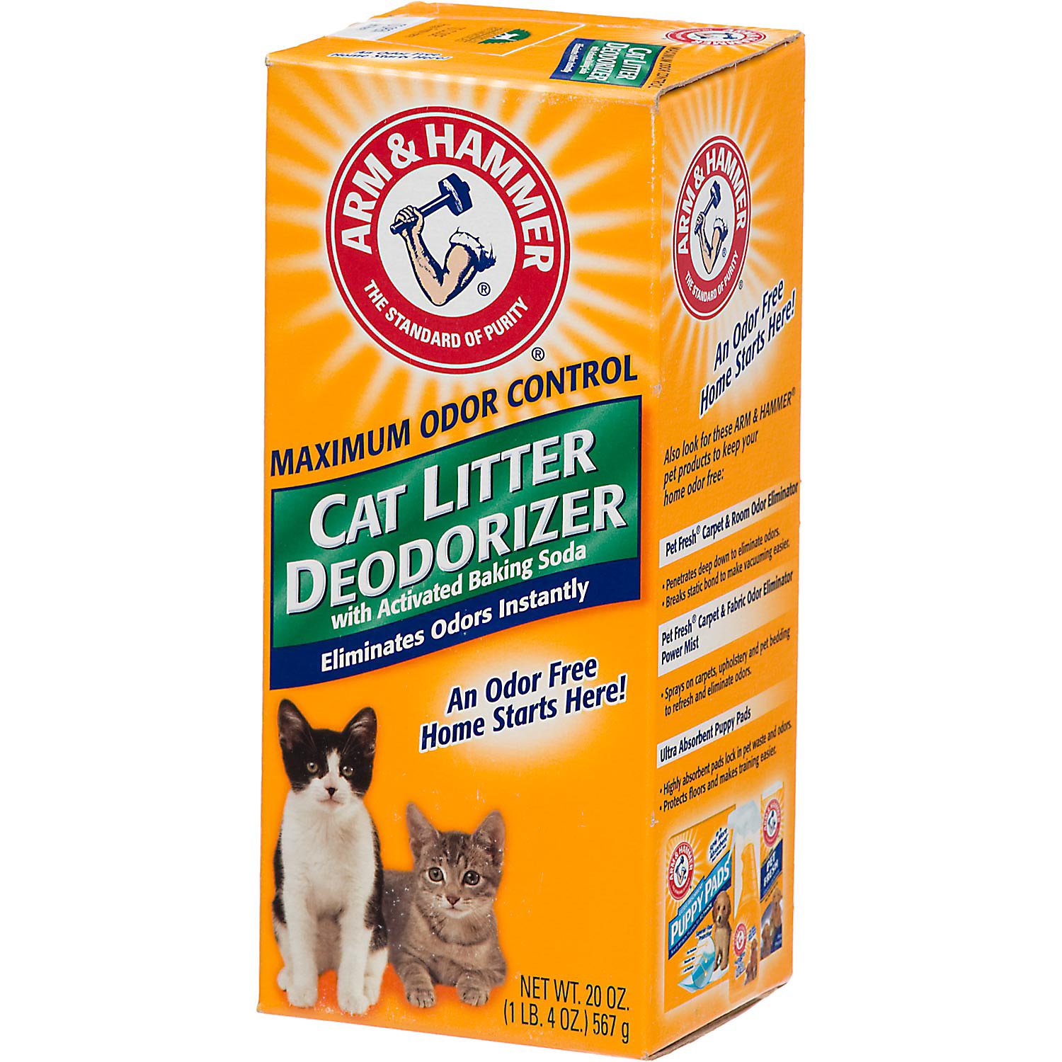 Arm & Hammer Cat Litter Deodorizer with Baking Soda, 20 oz.