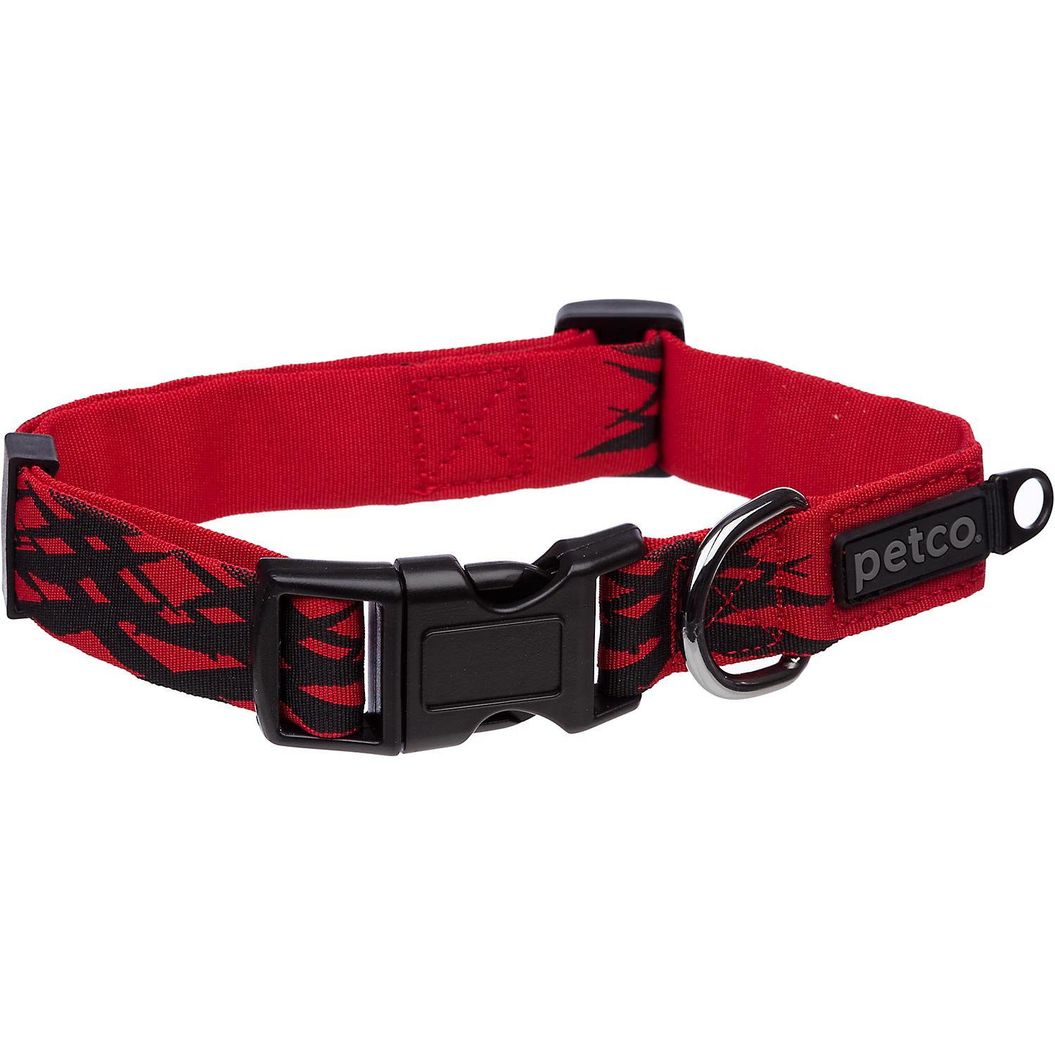 UPC 800443166574 product image for Petco Adjustable Sport Dog Collar in Red & Black (Medium; 1