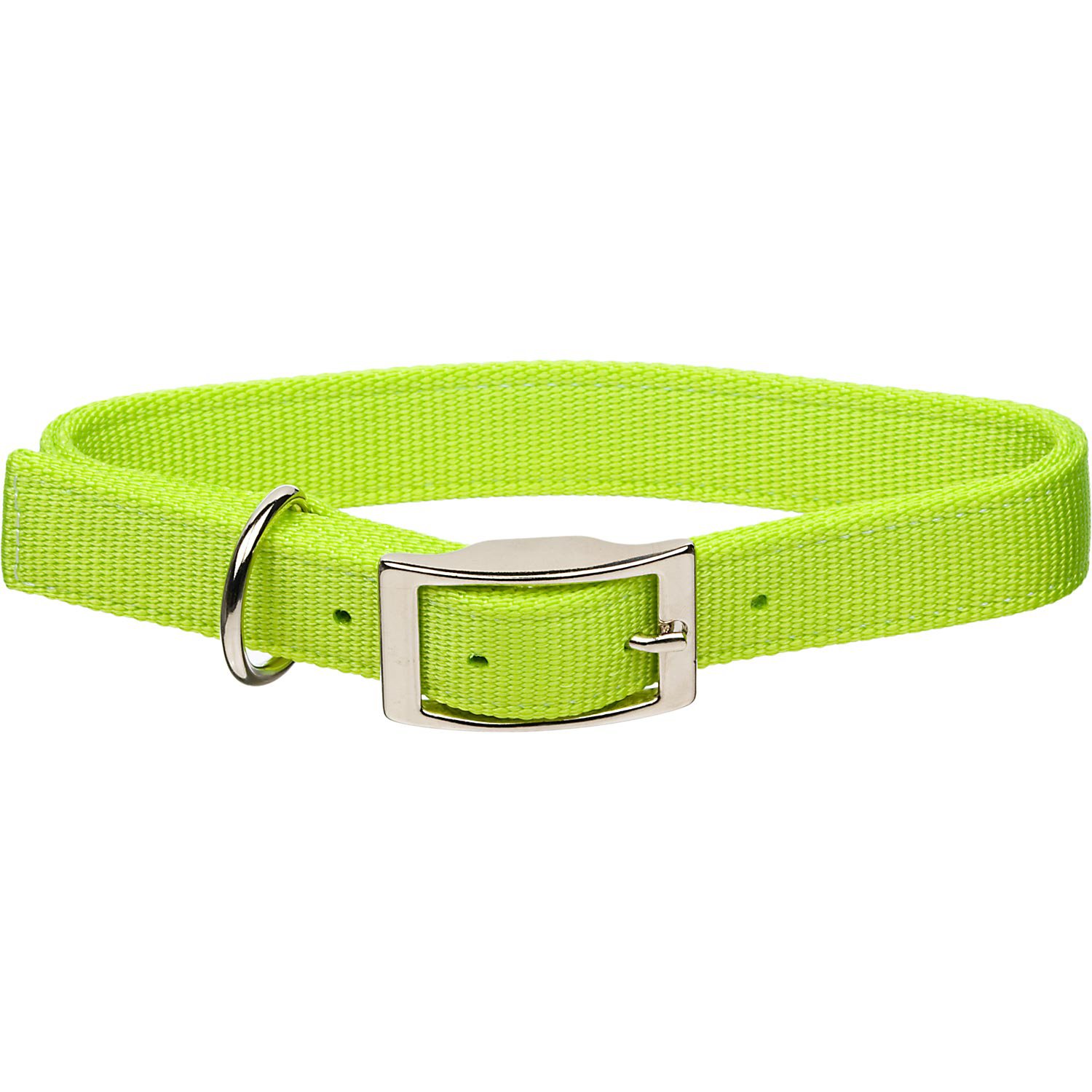 Coastal Pet Metal Buckle Double Ply Nylon Personalized Dog Collar in