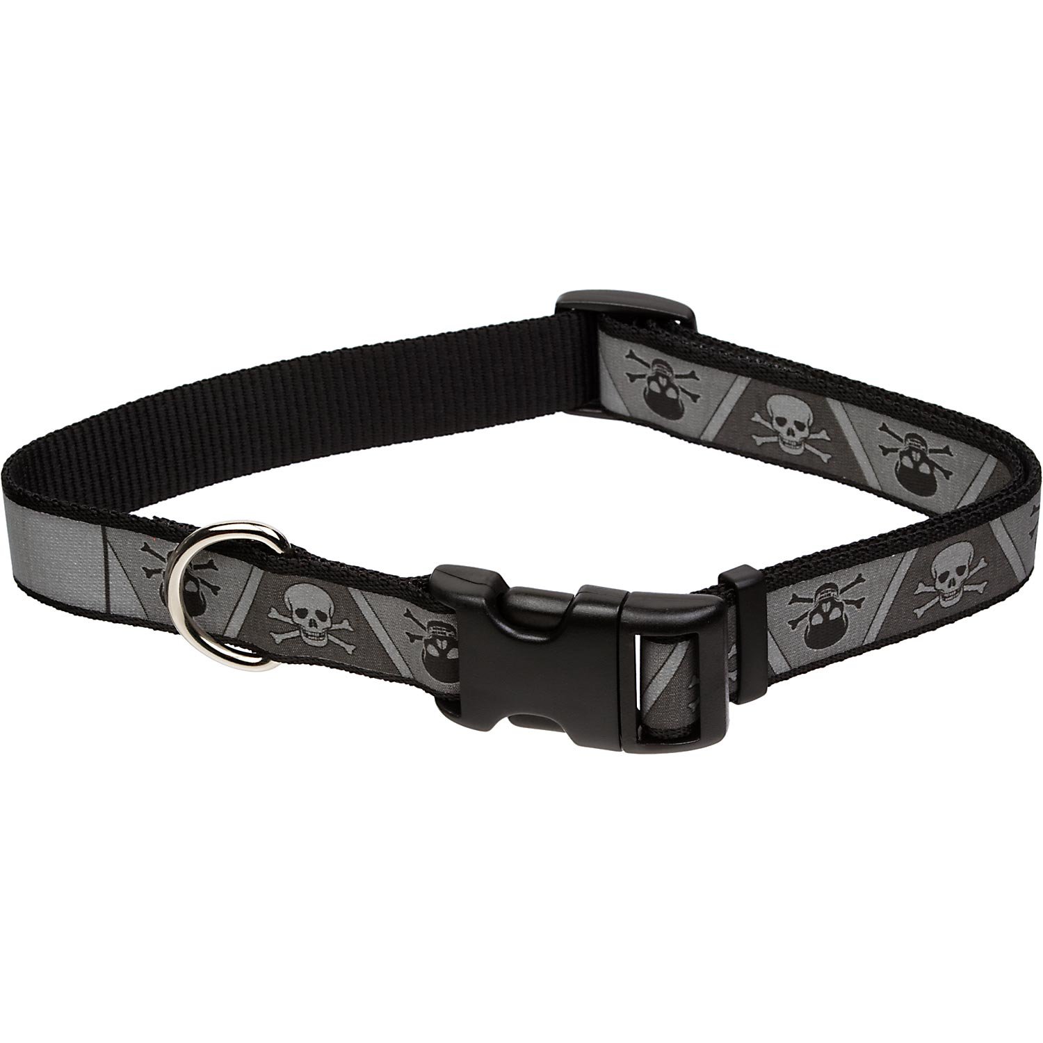 Coastal Pet Lazer Brite Personalized Reflective Dog Collar in Black