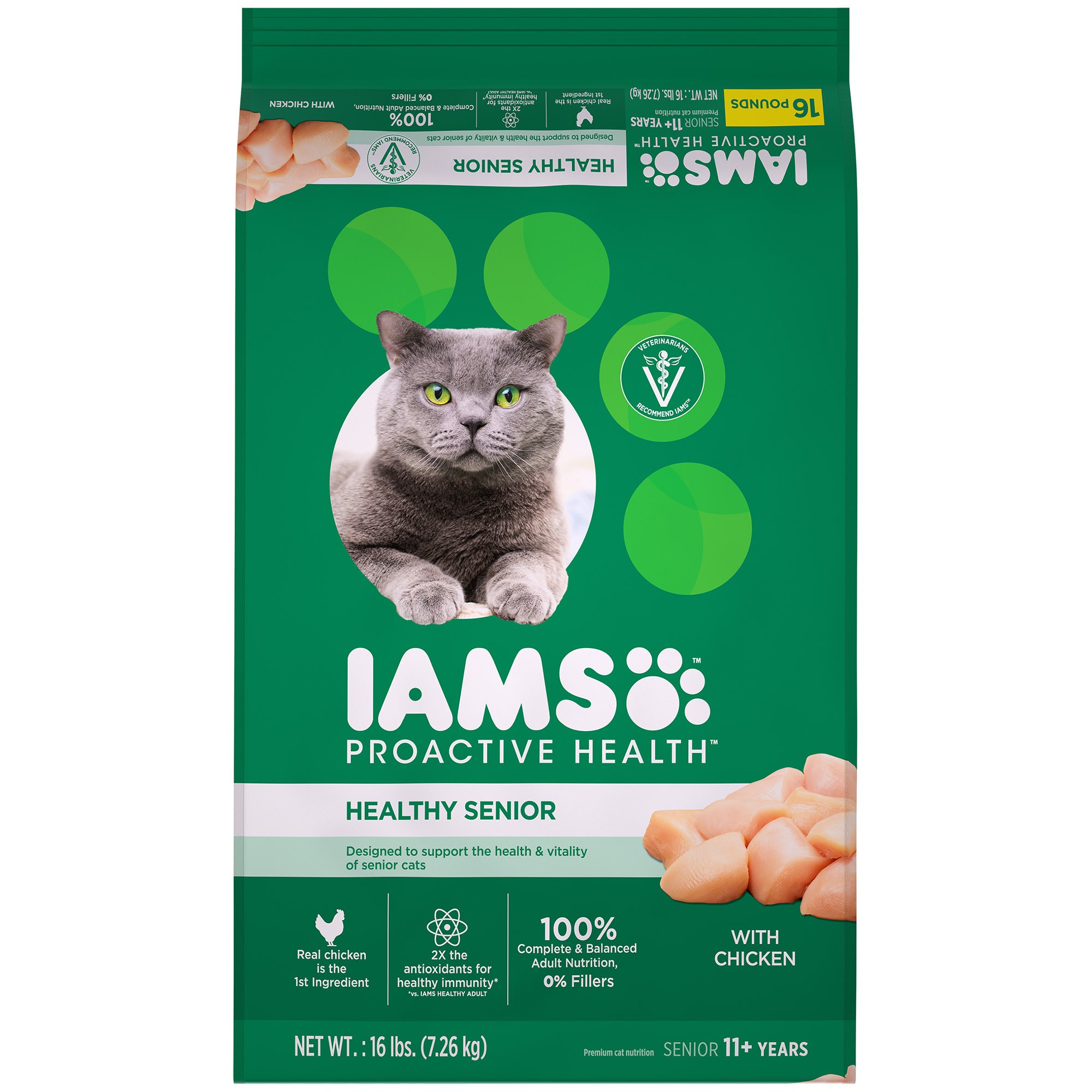 Iams ProActive Health Senior Plus Cat Food Petco