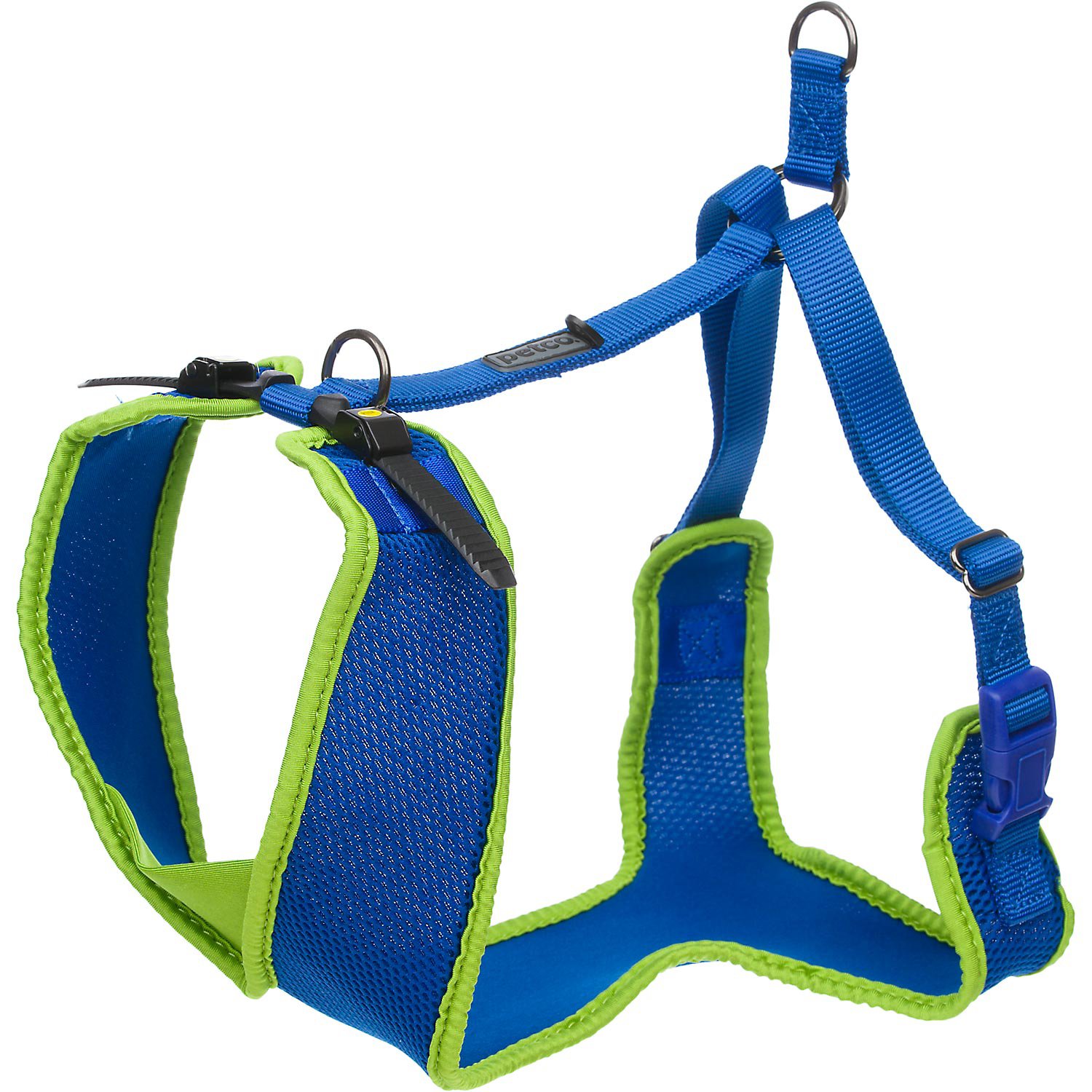 UPC 800443182567 product image for Petco Adjustable Mesh Harness for Big and Tall Dogs in Blue & Green, Small (For  | upcitemdb.com