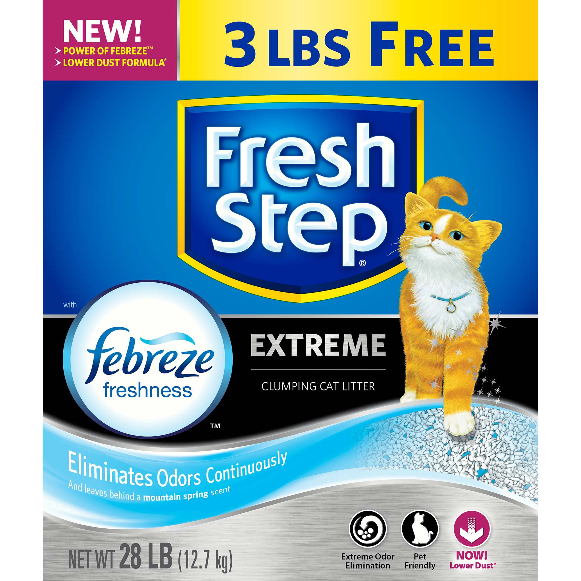 UPC 044600309439 product image for Fresh Step Extreme with Febreze Odor Control Scoopable Clumping Cat Litter | upcitemdb.com