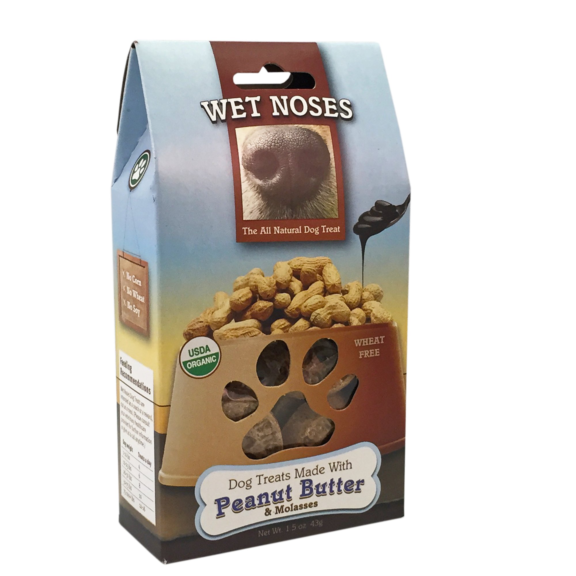 Wet Noses Peanut Butter & Molasses Organic Dog Treat | Petco 