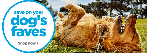 Save on your dog's faves. Shop now.