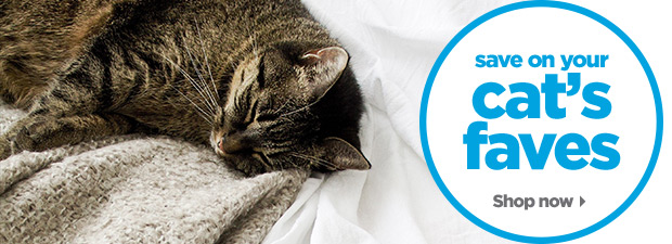 Save on your cat's faves. Shop now.