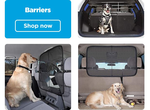 Barriers. Shop now.