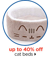 Up to 40% off cat beds.