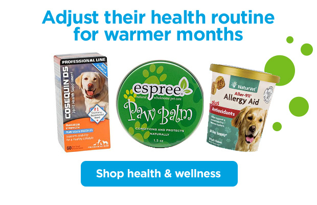 Adjust their health routine for warmer months. Shop health & wellness.