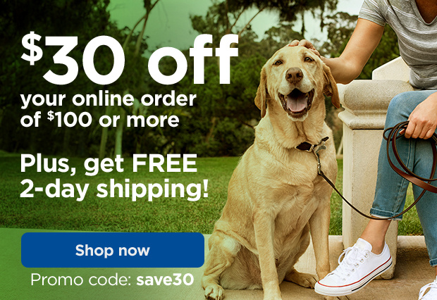 $30 off your online order of $100 or more. Plus, get FREE 2-day shipping! Promo code: save30. Shop now.