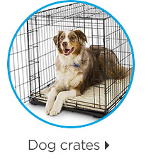 Dog crates.