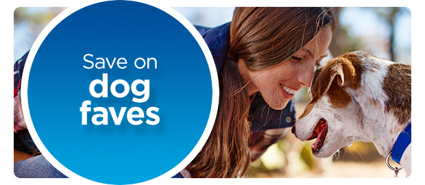 Save on dog faves.