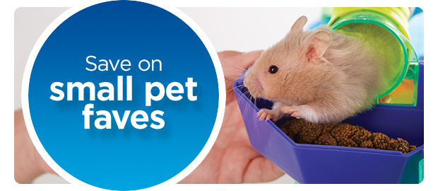 Save on small pet faves.