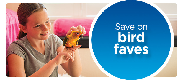 Save on bird faves.