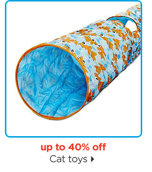 Up to 40% off. Cat toys.
