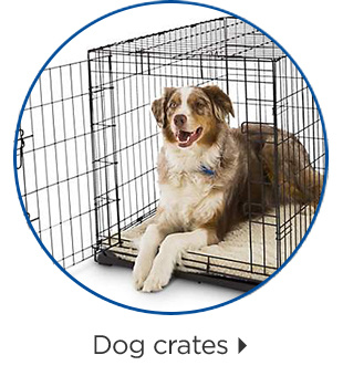 Dog crates.