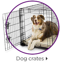 Dog crates.