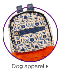 Dog apparel.