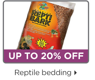Up to 20% off. Reptile bedding.