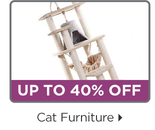 Up to 40% off. Cat furniture.