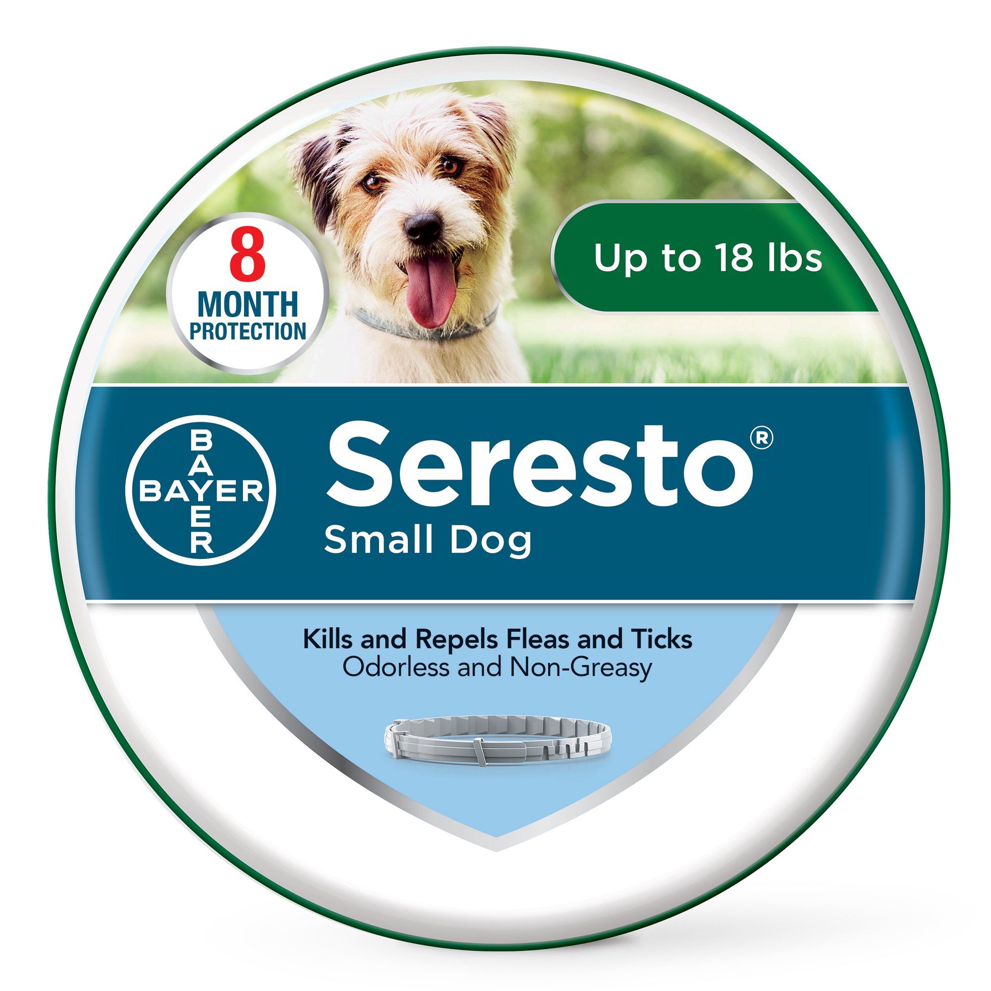 Seresto Flea and Tick Collar for Small Dogs | Petco