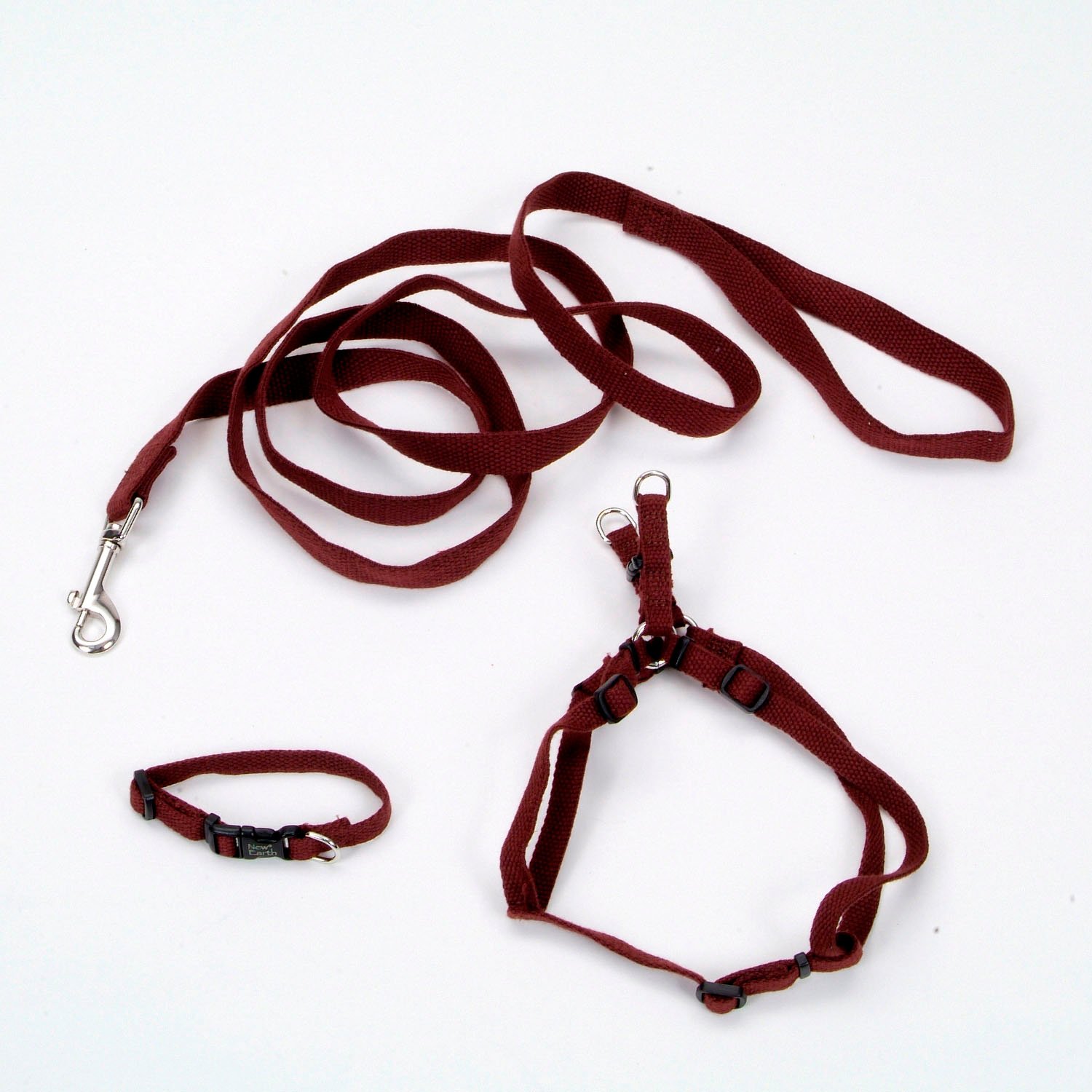 Coastal Pet New Earth 3Piece Soy Dog Leash Harness and Collar Bundle