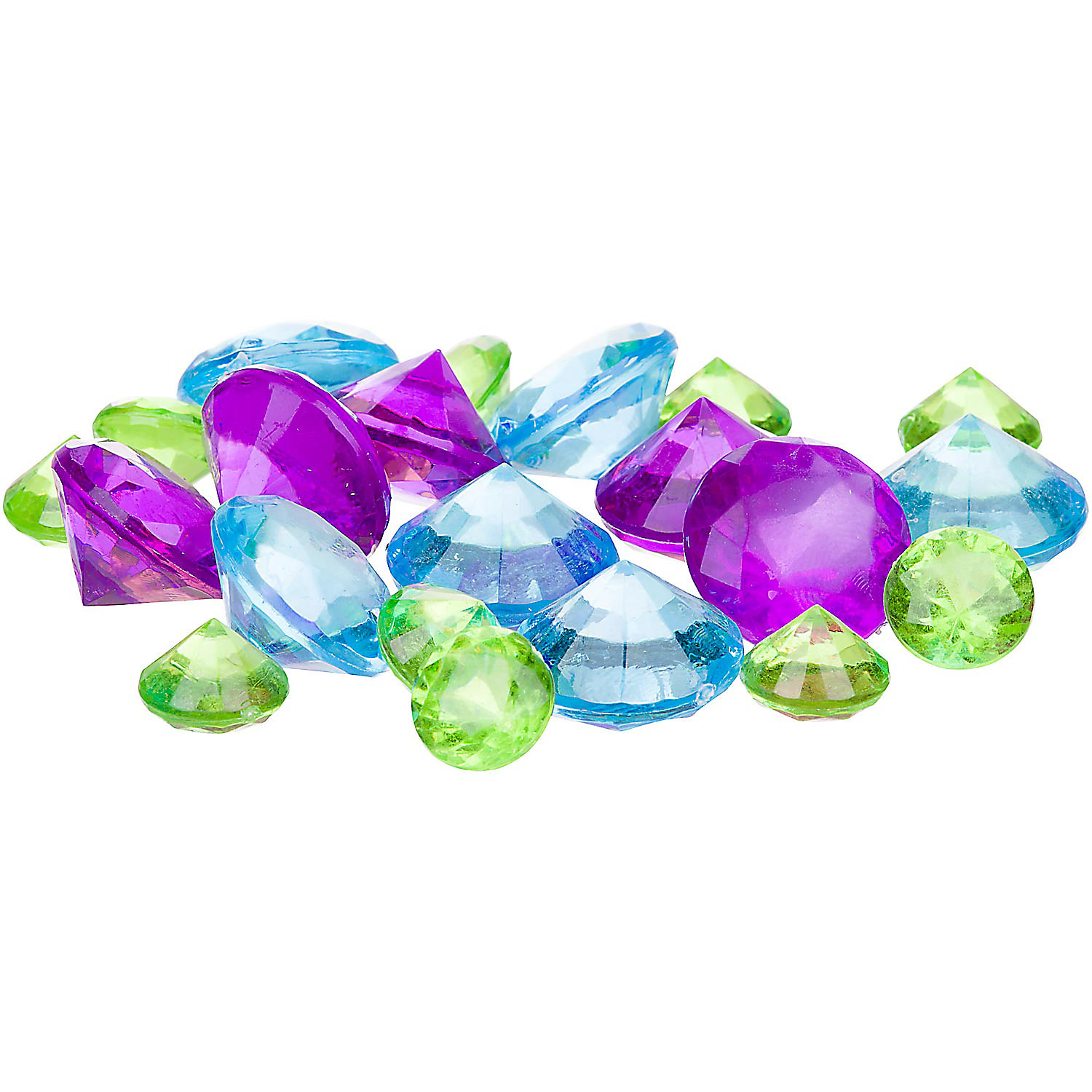 Petco Aquarium Treasure Blue Gems Gravel Accents, Multi-