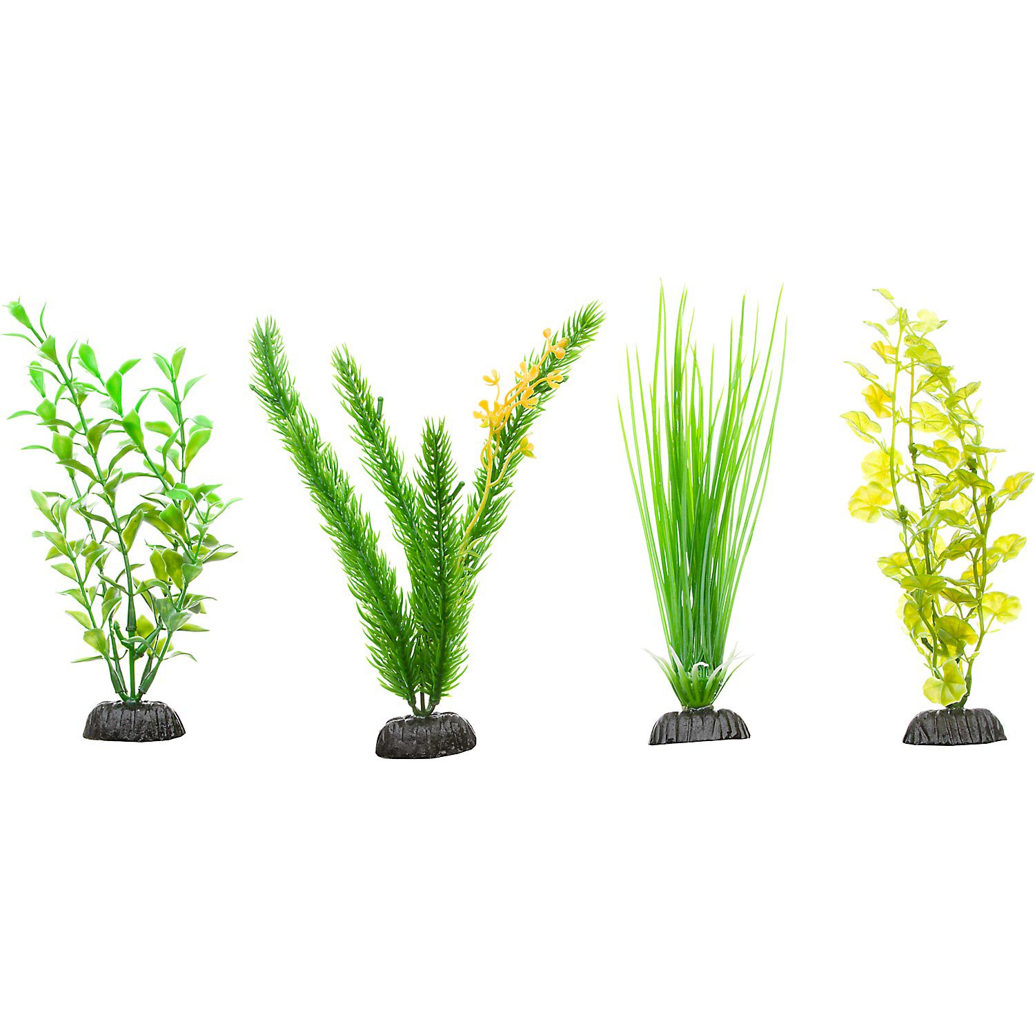 Imagitarium Green Plastic Aquarium Plants Midground Value Pack Petco