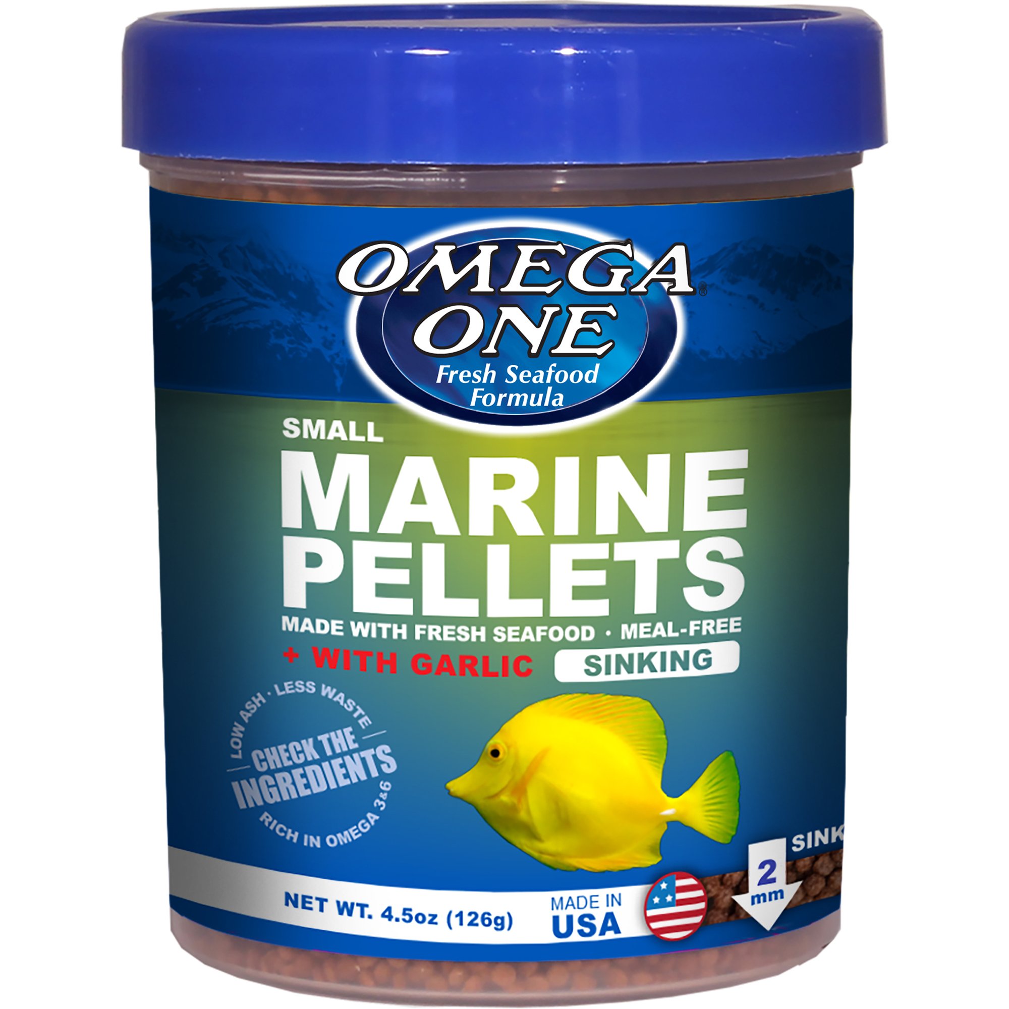 Omega One Garlic Marine Sinking Pellets Petco