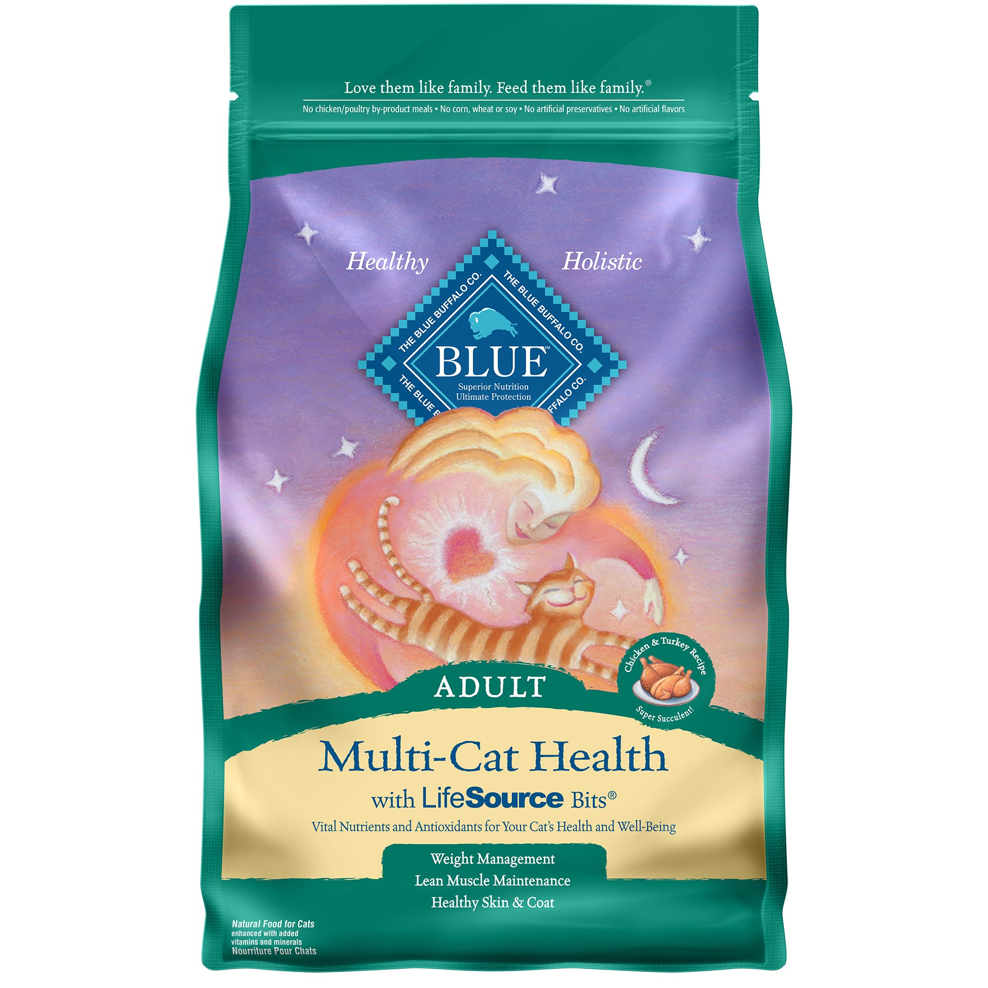 Blue Buffalo MultiCat Health Adult Cat Food Petco